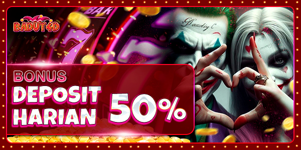 BONUS DEPOSIT HARIAN 50%